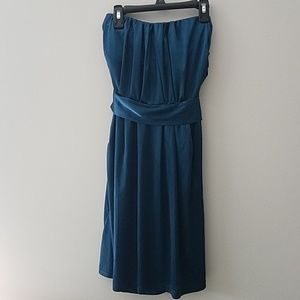 Semi-formal dress blue/green